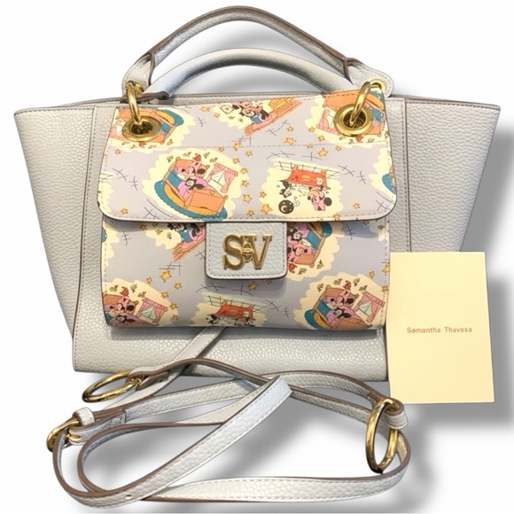 Samantha Thavasa Handbags - Samantha Vega Disney Fulfilled Love Leather Satchel Crossbody Bag